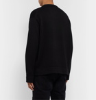 Acne Studios - Monster in My Pocket Konor Cotton and Wool and Cashmere-Blend Intarsia Sweater - Black