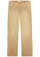 Cherry Los Angeles Western Straight-leg Cotton Trousers Tan