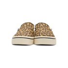 R13 Multicolor Cheetah Camo Slip-On Sneakers