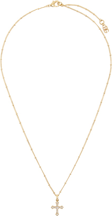 Photo: Dolce&Gabbana Gold Cross Necklace