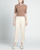 Alessia Santi Womens Pants Ivory