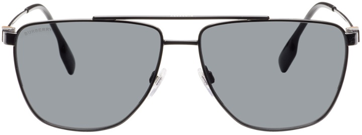 Photo: Burberry Black Pilot Sunglasses
