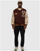 Honor The Gift Htg Letterman Jacket Brown/Beige - Mens - Bomber Jackets/College Jackets