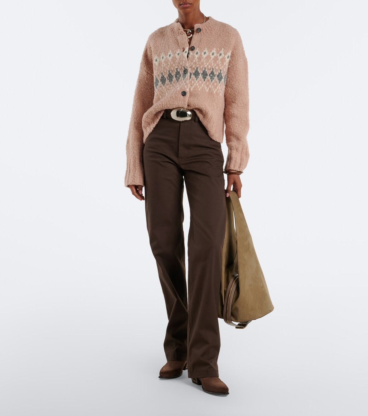Altuzarra Haven Fair Isle wool cardigan