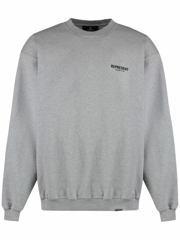 Photo: Represent Logo-Printed Sweatshirt
