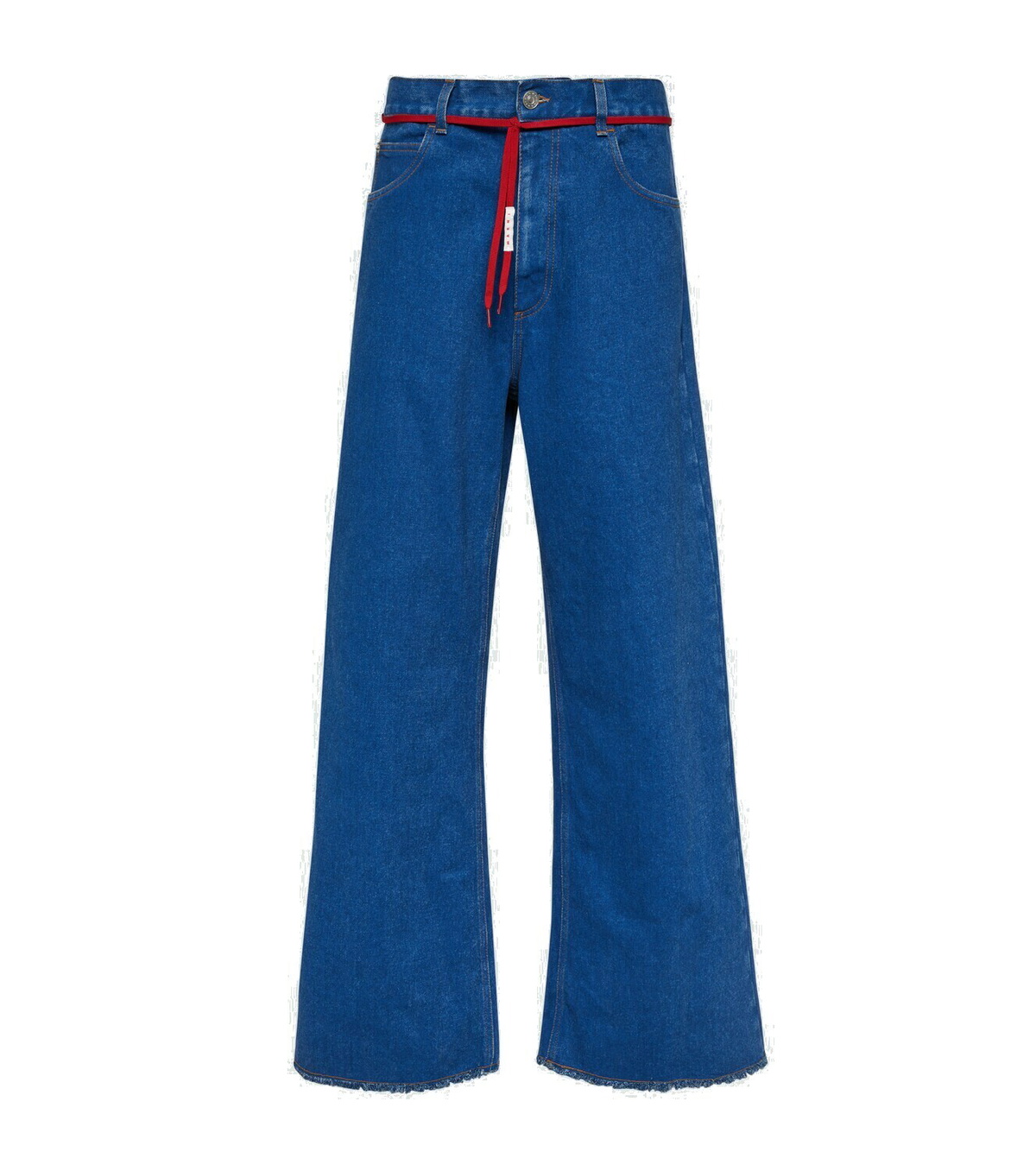 国内発送/送料関税込【Marni】 Wide-leg jeans Blue organic denim wide-leg jeans | Marni