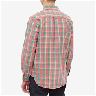 Adsum Men's Field Day Plaid Premium Button Down Shirt in Red Plaid