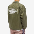 Neighborhood Men's Windbreaker Logo Jacket in Olive Drab