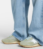 Golden Goose Running Marathon suede-trimmed sneakers