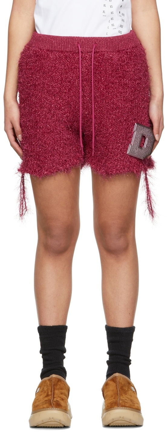 doublet Pink Metal Letter Shorts