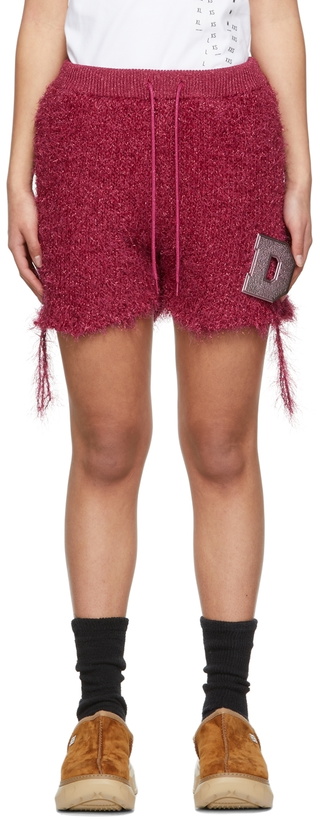 Photo: doublet Pink Metal Letter Shorts