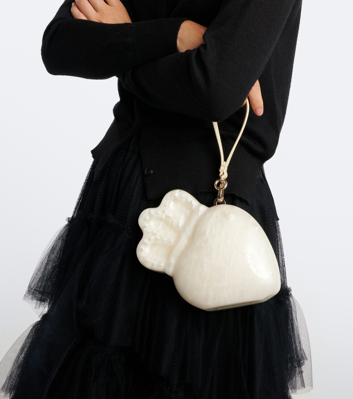 Simone Rocha Claddagh embellished clutch