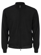 Fedeli Favonio - Virgin Wool Sweater With Full Zipper