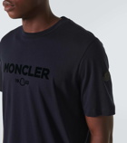 Moncler Logo cotton and cashmere T-shirt