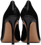 Gianvito Rossi Black Leather Gianvito 105 Heels