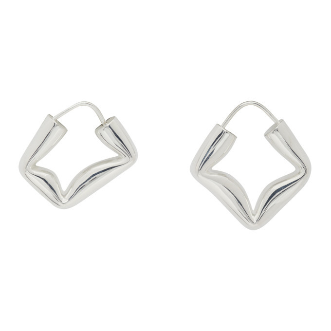 Photo: All Blues Silver Straw Earrings