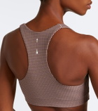 The Upside Palacio Getta gingham sports bra