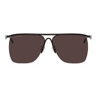 Balenciaga Black Aviator Sunglasses