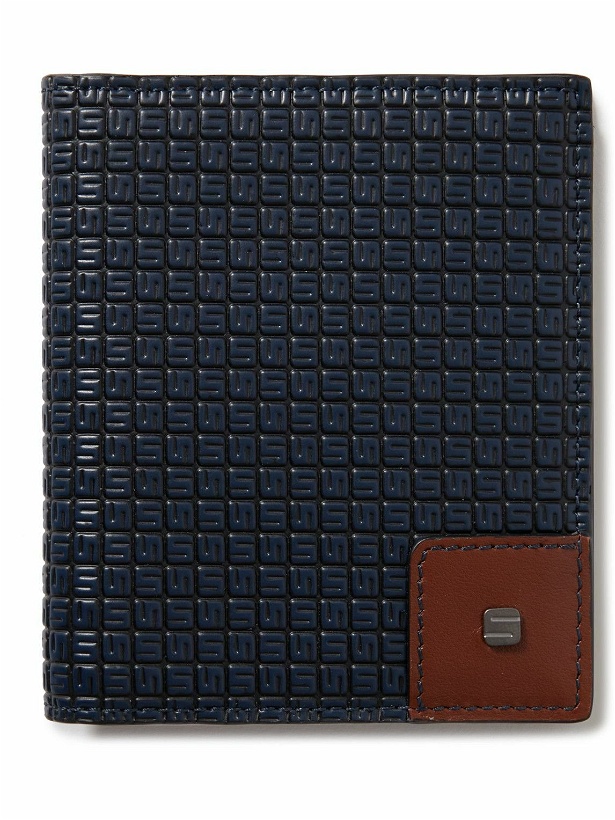Photo: Serapian - Logo-Embossed Coated-Canvas and Leather Cardholder