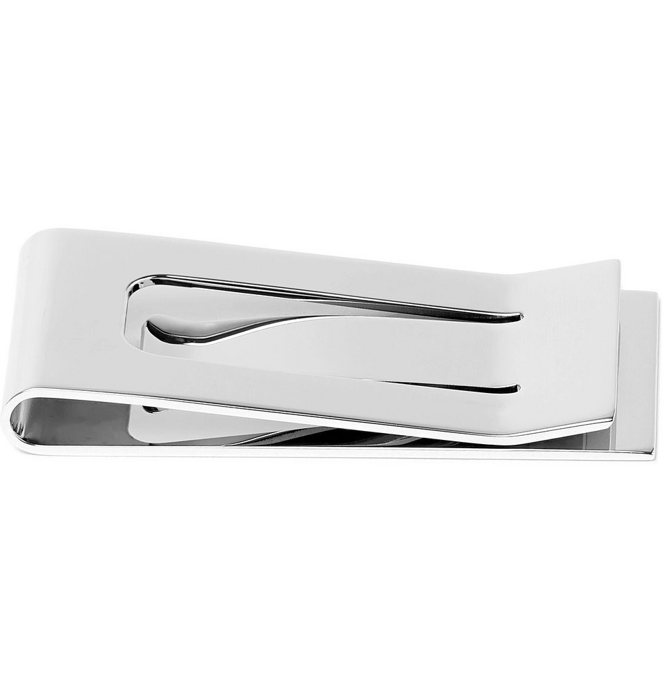 Burberry Metal Tie Clip Silver 8037113