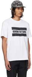 sacai White 'Know Future' T-Shirt