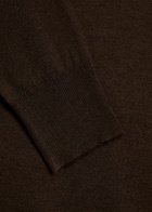 Joseph Mock-neck Cashmere top Brown