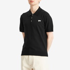 A.P.C. Men's Gregorio Knitted Polo in Black