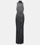 Christopher Esber Cristalla embellished sheer gown