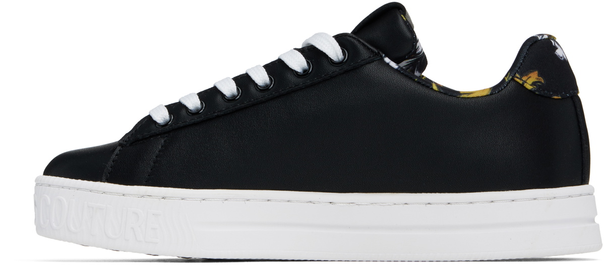 Versace Jeans Couture Black Fondo Court 88 Sneakers