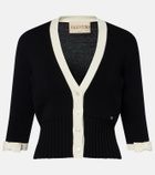 Valentino Bow-detail cotton cardigan