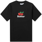 Butter Goods Men's Apples Logo T-Shirt in Black