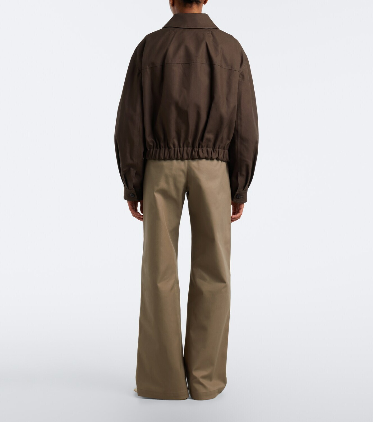 Lemaire Cotton twill wide-leg pants