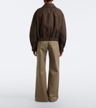 Lemaire Cotton twill wide-leg pants