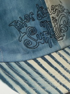 The Elder Statesman - Silvano Dual Logo-Embroidered Tie-Dyed Cotton-Twill Baseball Cap