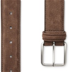Anderson's - 3.5cm Suede Belt - Brown