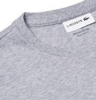 Lacoste - Mélange Pima Cotton-Jersey T-Shirt - Men - Gray
