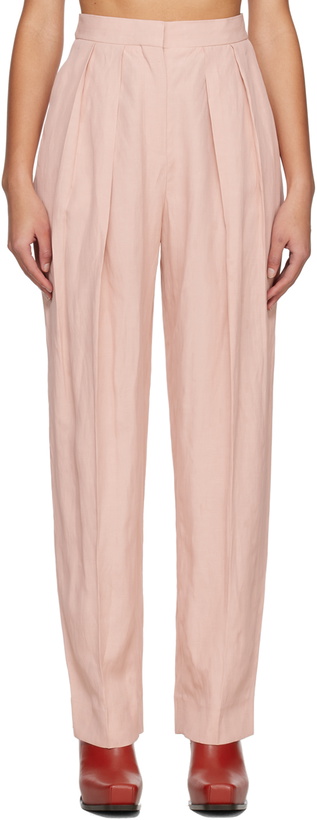 Photo: Stella McCartney Pink Pleated Trousers