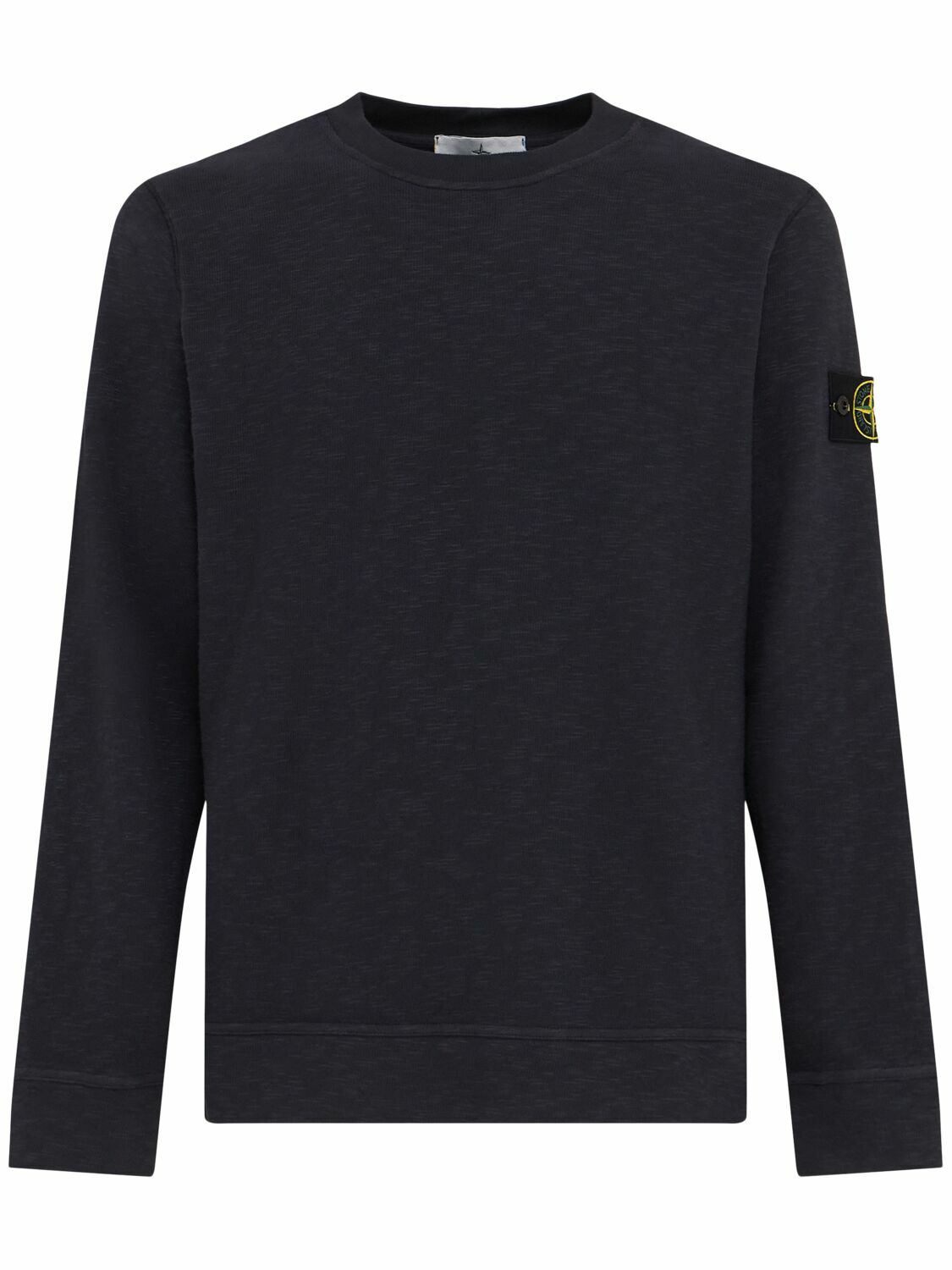 Stone Island - Logo-Appliquéd Garment-Dyed Organic Cotton