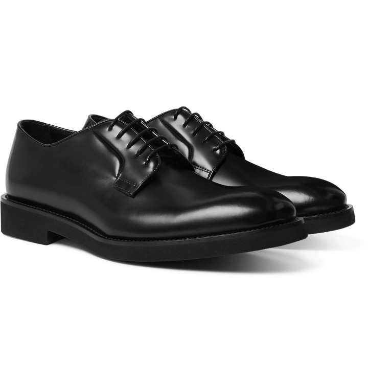 Photo: Paul Smith - Ludlow Polished-Leather Derby Shoes - Black