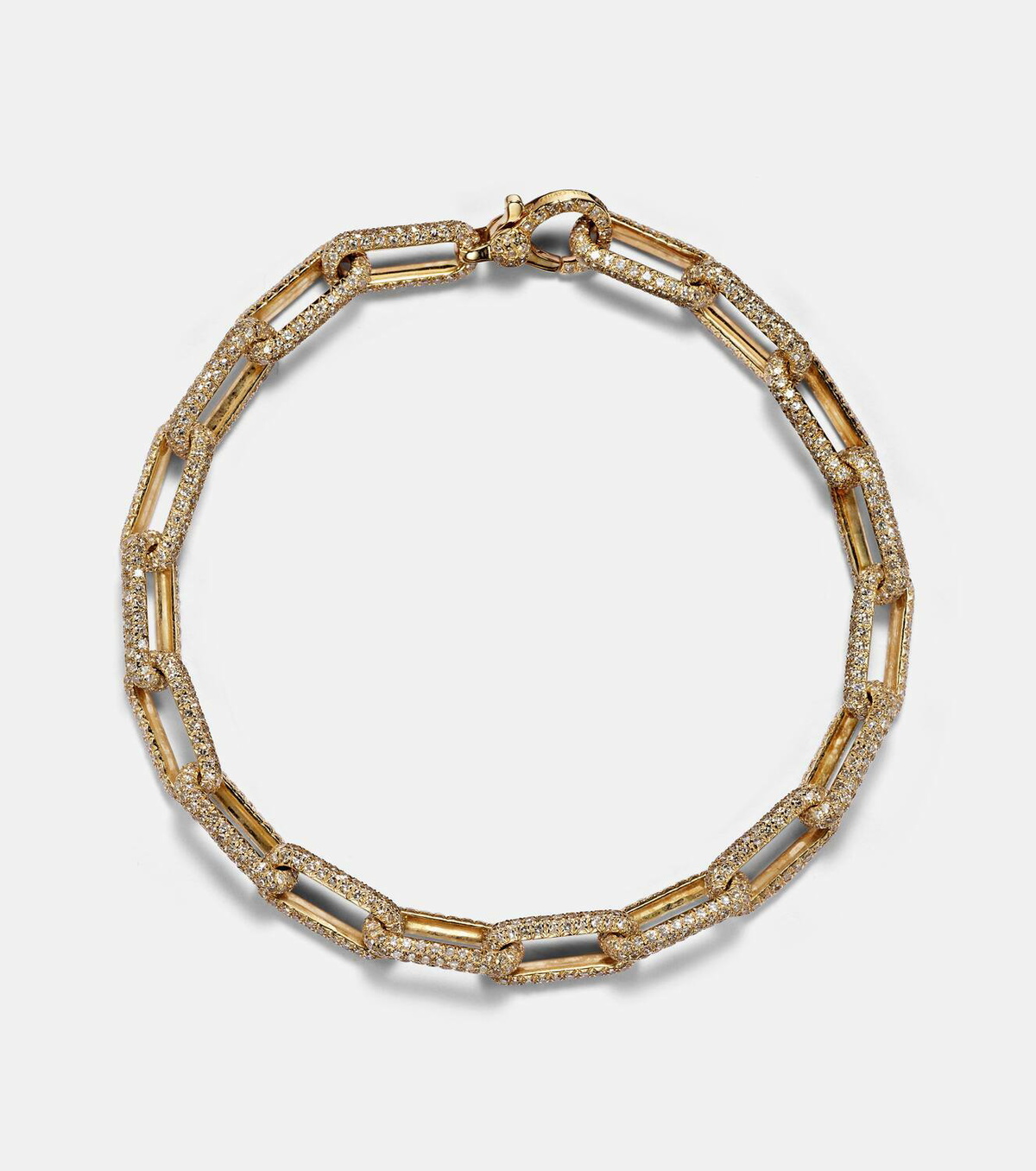 Shay Jewelry 18kt gold chain bracelet with diamonds