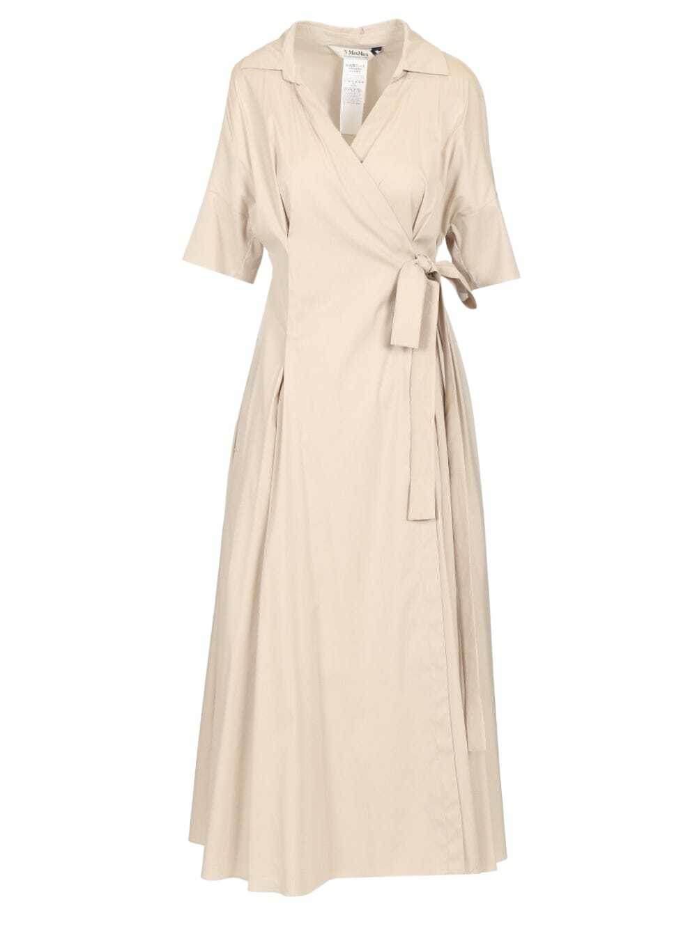 S Max Mara Camelia Printed Silk Long Chemisier Dress S Max Mara