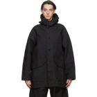 Engineered Garments Black Twill Madison Coat