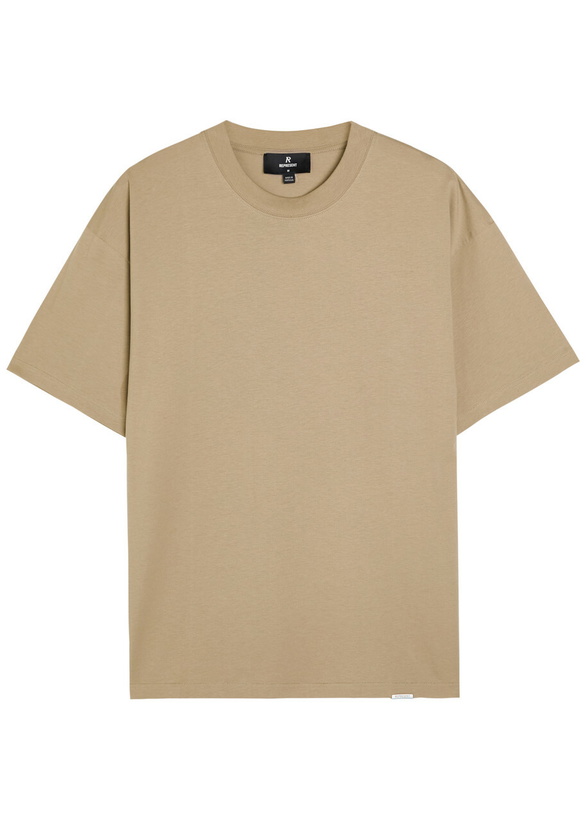 Photo: Represent Initial Embroidered Cotton T-shirt Grey