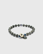 MIKIA Stone bracelet 6mm Grey Mens Jewellery