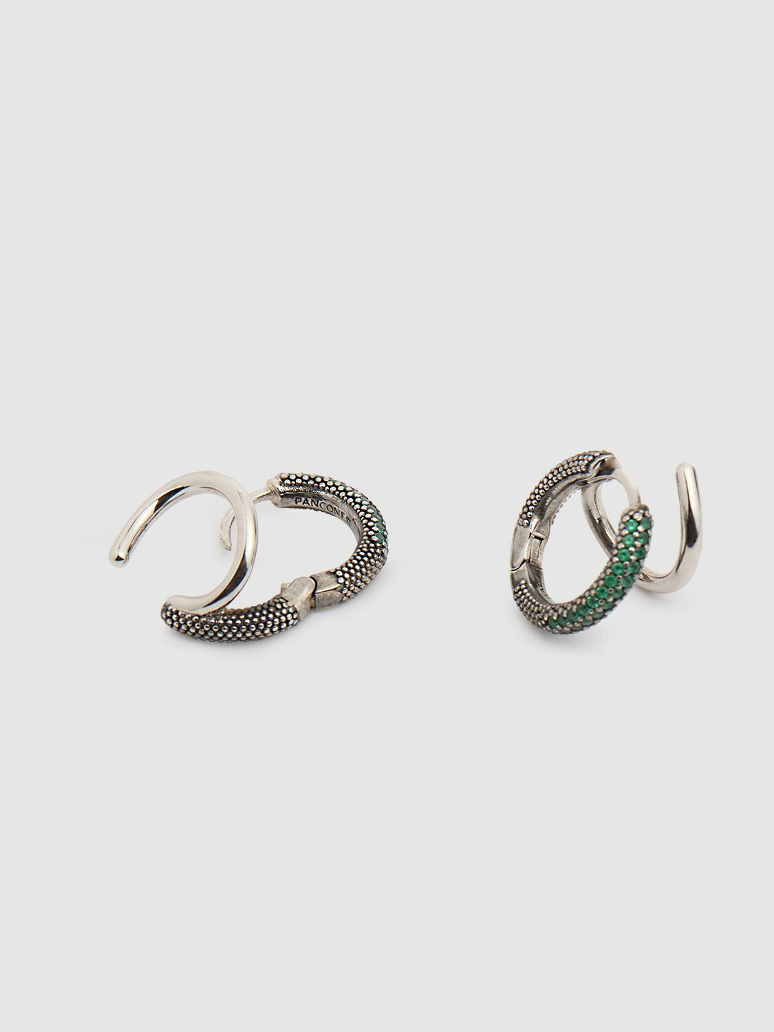 PANCONESI Stellar Pavé Hoop Earrings