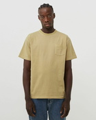 Patta Patta Basic Washed Pocket T Shirt Brown - Mens - Shortsleeves