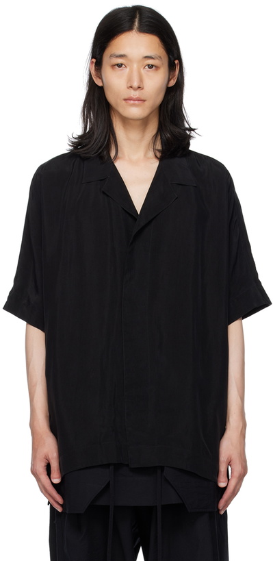 Photo: Julius Black Spread Collar Shirt