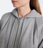 Sportmax Cotton-blend jersey hoodie