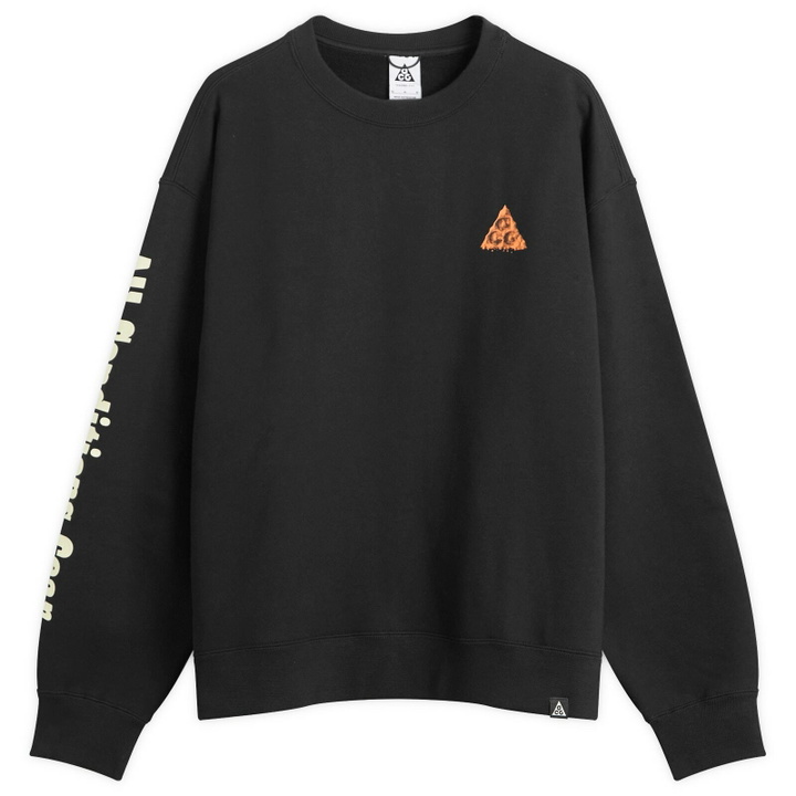 Photo: Nike Men's ACG Fleece Crewneck in Black