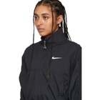 Nike Black Ripstop Cropped Jacket